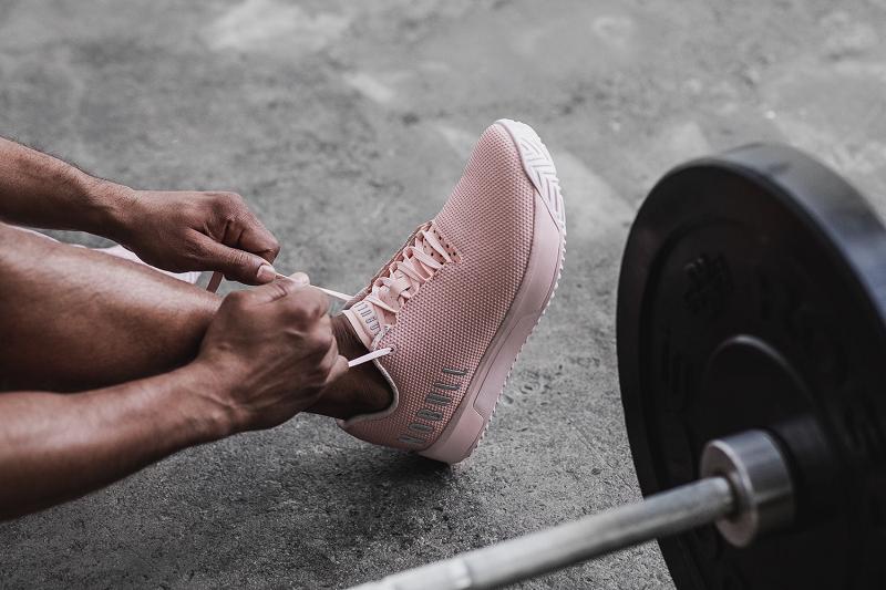 Nobull Rose+ Men's Trainers Pink | USA Q1531M